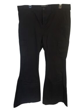 torrid Black Cargo Flare Pants